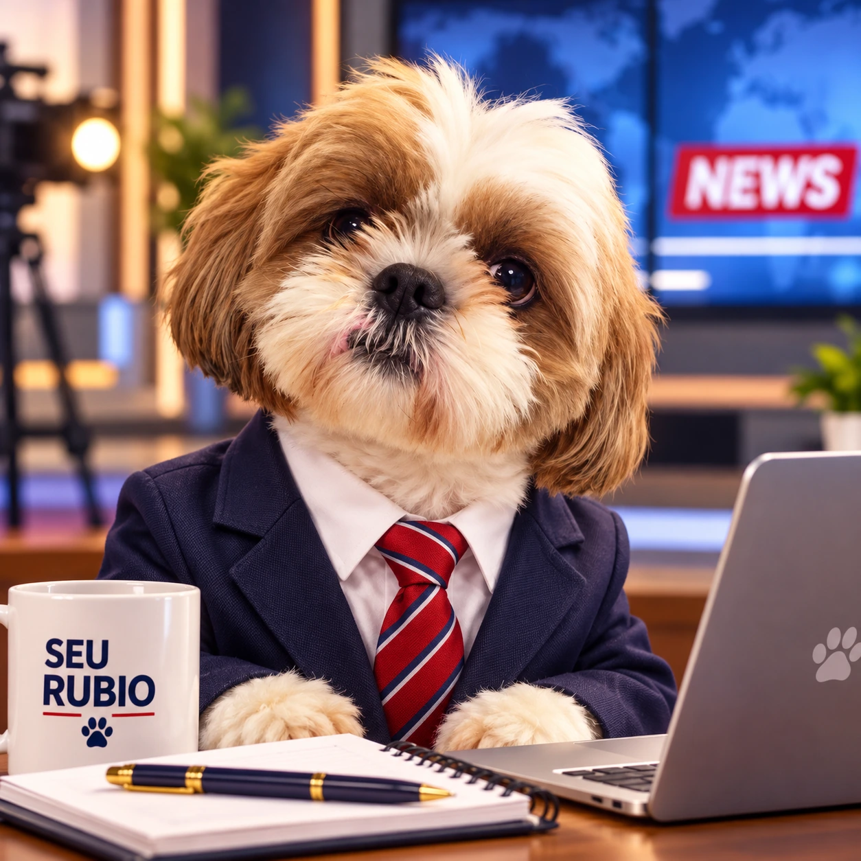 Seu Rubio, repórter de negócios